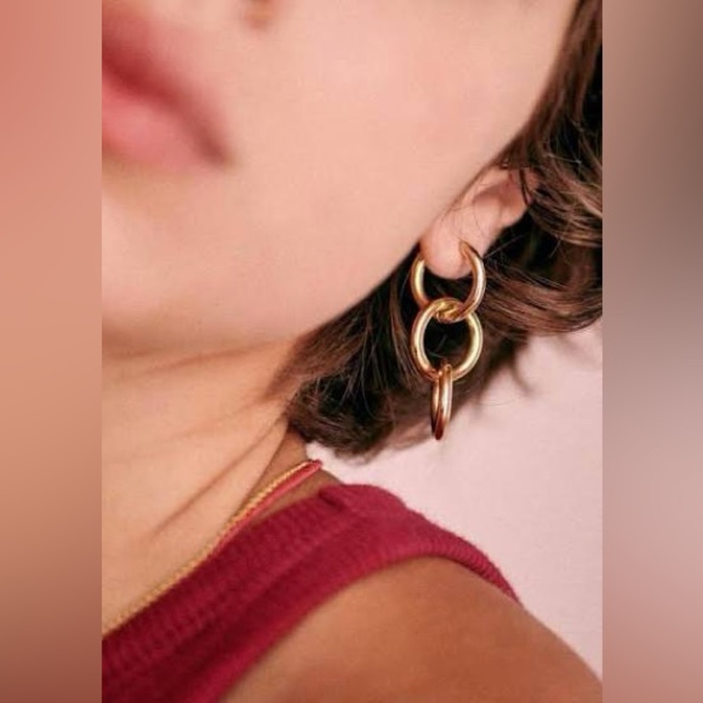 Sezane Joana Hoops Doré. - Size T-U